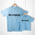 Personalised Daddy and Me Original Blue T-Shirts PER2911-L56