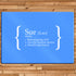 Personalised Definition Glass Chopping Board PER509-BLU