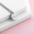 Personalised Disc Necklace PER3753-SIL