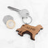 Personalised Dog Breed Wooden Keyring PER3363-GLD