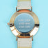 Modern - Vintage Personalised Leather Watch in Stone PER2473-SAN