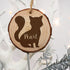 Personalised Engraved Cat Silhouette Christmas Tree Decoration PER2433-SIT