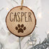 Personalised Engraved Family Dog Christmas Tree Decoration PER2430-BOL