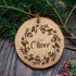 Personalised Engraved Holly Wreath Christmas Tree Decoration