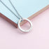 Personalised Family Ring Necklace PER3752-SIL