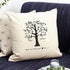Personalised Family Tree Cushion Cover TM004