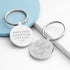 Personalised Favourite Daddy Keyring PER4085-SIL