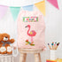 Personalised Flamingo Nursery Bag TM460