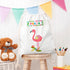Personalised Flamingo Nursery Bag TM466