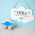 Personalised Follow Your Dreams Cloud Wall Hanging