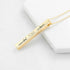 Personalised Forever and Always Vertical Bar Necklace PER4309-GLD