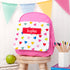 Personalised Girl's Patterned Pink Rucksack TM382