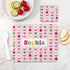 Personalised Girl's Patterned Placemat Set TM618
