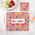 Personalised Girl's Patterned Placemat Set TM620