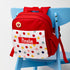 Personalised Girl's Patterned Red Rucksack TM376