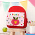 Personalised Girl's Red Mini Rucksack TM175