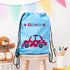Personalised Girl's Sky Blue Waterproof Swim Bag TM271