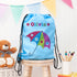 Personalised Girl's Sky Blue Waterproof Swim Bag TM273