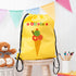 Personalised Girl's Yellow Waterproof Swim Bag TM250