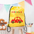 Personalised Girl's Yellow Waterproof Swim Bag TM251