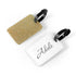 Personalised Gold Glitter School Bag Tag PER4844