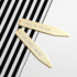 Personalised Gold Plated Secret Message Collar Stiffener PER178-SAN