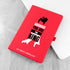 Personalised Grandad The King A5 Notebook PER3378-RED