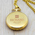 Personalised Groomsman Monogram Collection Pocket Watch PER2348-SQU