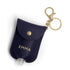 Personalised Hand Sanitiser Holder Keyring PER4099-NAV