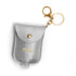 Personalised Hand Sanitiser Holder Keyring PER4099-SIL