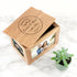 Personalised Heart Framed Couples' Midi Oak Photo Cube Keepsake Box