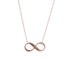 Personalised Infinity Twist Necklace PER4129-RGL