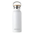 Personalised Insulated Bottle 17oz Bamboo Lid - Small Personalisation JUN91-WHI