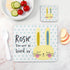 Personalised Kid's Bunny Rabbit Placemat Set TM626