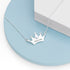 Personalised Kids Princess Crown Necklace PER4529