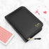 Personalised Leather Double Playing Card Case PER3988-BLK