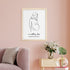 Personalised Line Art Mum to Be Print WPR219