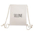 Personalised Linen Drawstring Bag PER4835