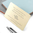 Personalised Love Mum Metal Wallet Keepsake PER3336-GLD