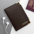 Personalised Luxury Leather Passport Cover PER3208-BRO