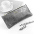 Personalised Luxury Leather Pencil Case PER3958-GRY