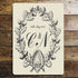 Personalised Monogram Initials And Date Wedding Custom - Metal Personalised Art Wall Sign -