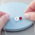 Personalised Monogram Silver Birthstone Crystal and Disc PER4315-JUL