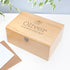 Personalised New Baby Keepsake Chest -  Booties