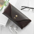 Personalised Origami Leather Glasses Case PER3949-BRO