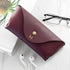 Personalised Origami Leather Glasses Case PER3949-BUR