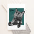 Personalised Pet Portrait Sketch Print WPR57