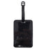 Personalised Photo Black Glitter Luggage Tag