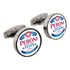 Personalised Photo Round Chrome Cufflinks