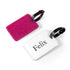 Personalised Pink Glitter School Bag Tag PER4853